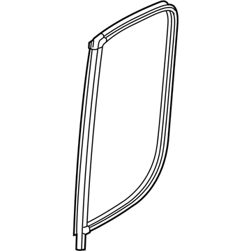 Mopar 68134039AA W.STRIP-Front Door Glass Run