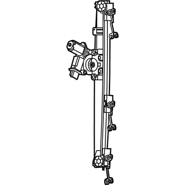 Mopar 68267289AA Front Door Window Regulator