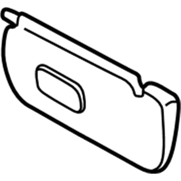 Mopar MR643525 Visor-LH