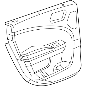 Mopar 6QY693X9AB Panel-Front Door Trim