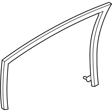 Mopar 55315141AC Molding-Rear Door