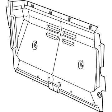 Mopar 5XW13LDMAA Panel-Cab Back Trim