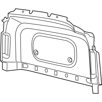 Mopar 5XW14LDMAA Panel-Cab Back Trim