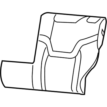 Mopar 6SK36LXHAA Rear Seat Back Cover