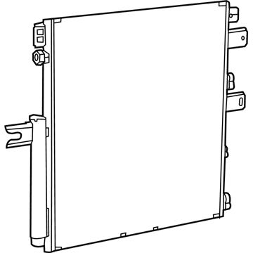 Mopar 68322496AB CONDENSER-Air Conditioning