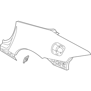 68313094AA Mopar Quarter Panel Illustration 1 of 1