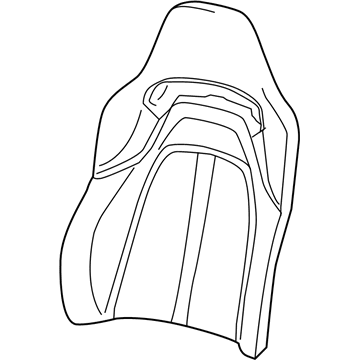 Mopar 5YN11CV5AA Front Seat Back Cover