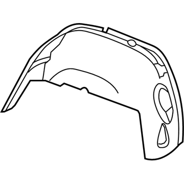 Mopar 55396767AD WHEEL/HOUSE-Rear Inner