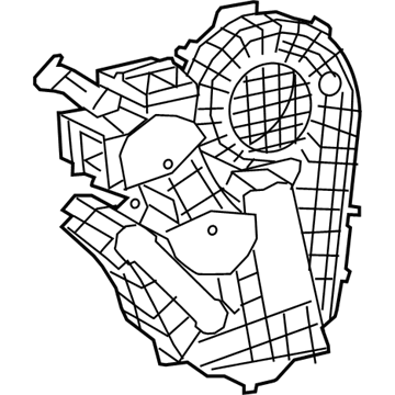 Mopar 68313468AA Housing-A/C And Heater Upper