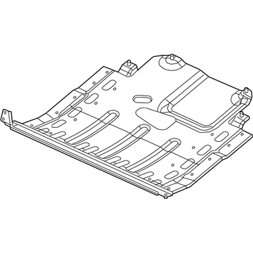 Mopar 68169306AA Belly Pan-Front