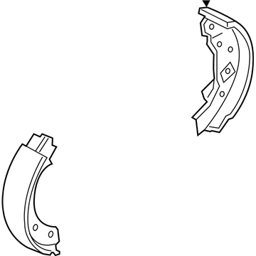 2020 Ram ProMaster City Parking Brake Shoe - 68283192AA