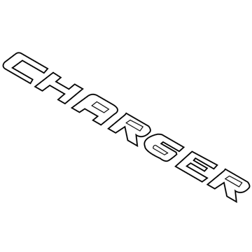 Mopar 68216156AB NAMEPLATE-Charger