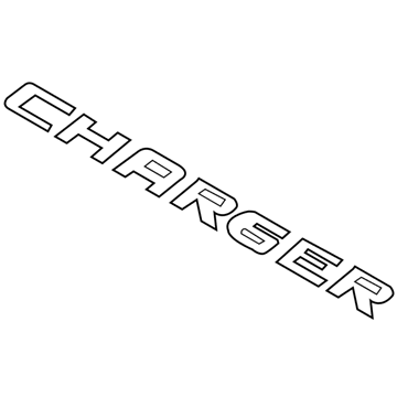 Mopar 68280000AA NAMEPLATE-Charger