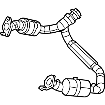 2013 Ram 1500 Exhaust Pipe - 68091824AB