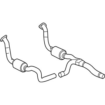 2009 Chrysler Aspen Catalytic Converter - 68029473AB