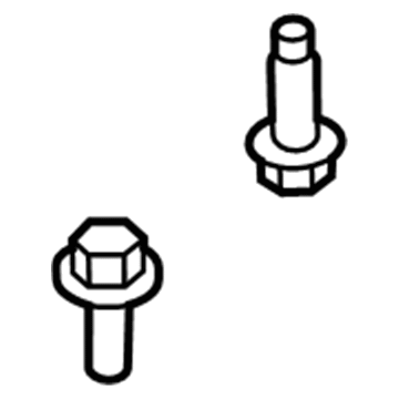 Mopar 6106297AA Bolt-HEXAGON FLANGE Head