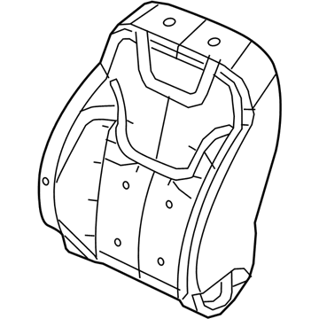 Mopar 68297943AA Foam-Seat Back