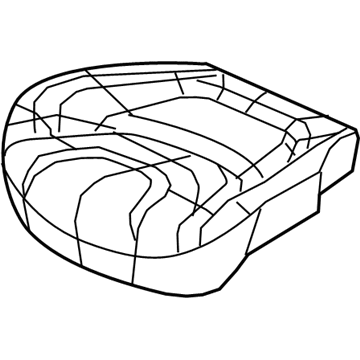 Mopar 5RA43DX9AA Front Seat Cushion Cover