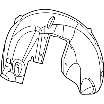 Mopar 68175058AB Shield-Splash