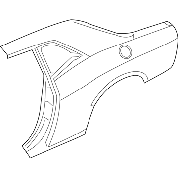 Mopar 68372727AA Panel-Body Side Aperture Rear