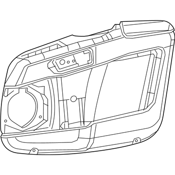 Mopar 5XV31LXHAA Panel-Front Door Trim