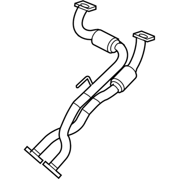 2007 Jeep Grand Cherokee Exhaust Pipe - 5290722AD