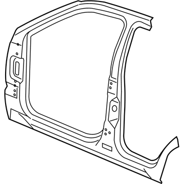 Mopar 5183163AE Panel-Body Side Aperture Front