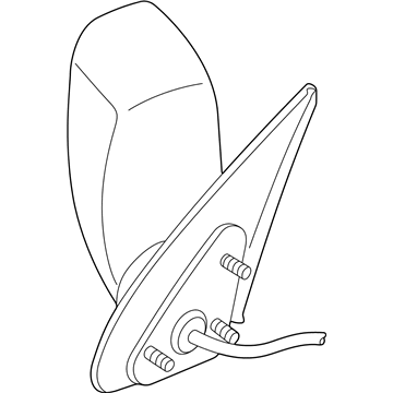 Mopar 55077398AI Outside Rear View Mirror