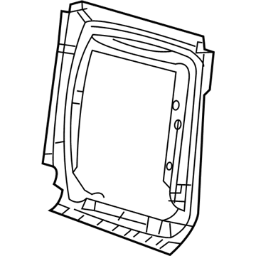 Mopar 1UV14DX9AB Panel-Front Seat Back