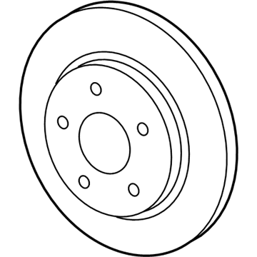 2018 Chrysler Pacifica Brake Disc - 68227707AA