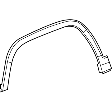 Mopar 6BF81TZZAC Molding-Wheel Opening Flare