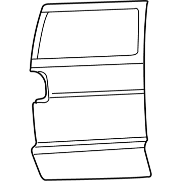 Mopar 55075136AF Panel-Side Corner