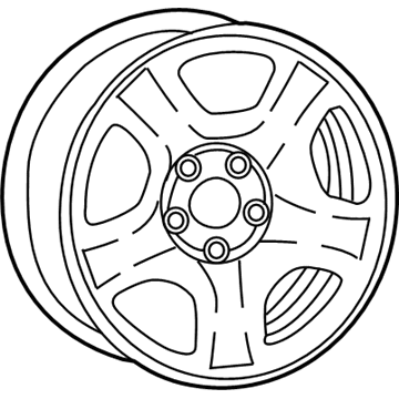 Mopar 5VL54RXFAA Steel Wheel