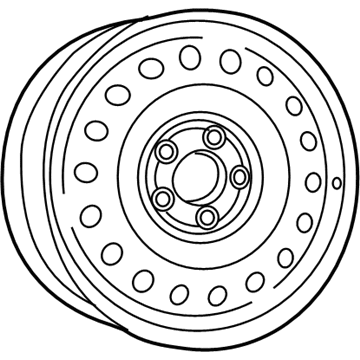 Mopar 4755219AA Wheel-Spare