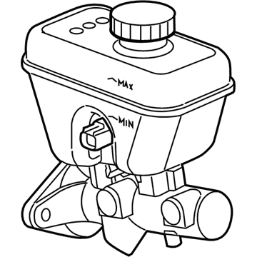 Mopar 68306574AA Brake Master Cylinder