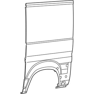 Mopar 68172639AA Panel-Body Side Aperture Outer