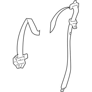 Mopar 5KS491DVAA Rear Outer Seat Belt