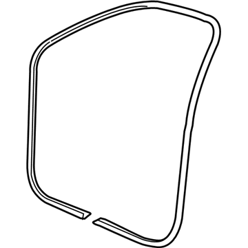 Mopar 55399256AB WEATHERSTRIP-Front Door Secondary