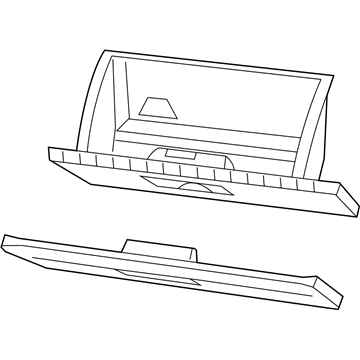 Mopar 1SR30DX9AA Glove Box-Instrument Panel