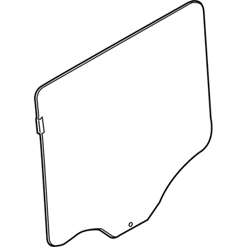 Mopar 68261908AA Glass-Rear Door