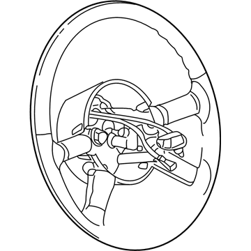 2004 Chrysler PT Cruiser Steering Wheel - UG871L8AC