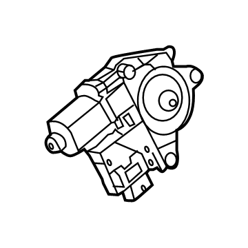 2018 Jeep Compass Window Motor - 68302551AA