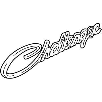 2020 Dodge Challenger Emblem - 68214652AA