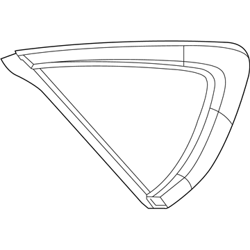 Mopar 68145493AA Glass-Quarter Window