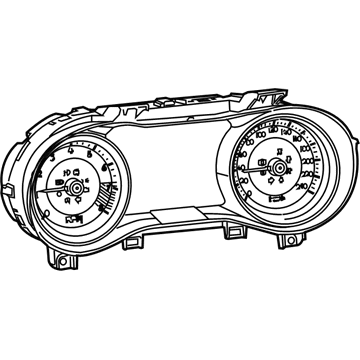 Mopar 68379590AI Instrument Panel