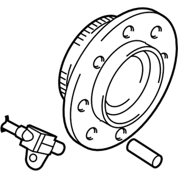 Mopar 4779704AA Front Brake Hub And Bearing