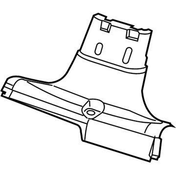 Mopar 5NP11DX9AB Molding-B Pillar Lower Trim