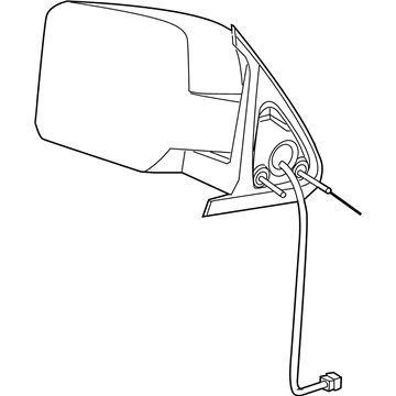 Mopar 68066783AB Outside Rear View Mirror