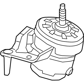 Jeep Wrangler Engine Mount Bracket - 68271526AB