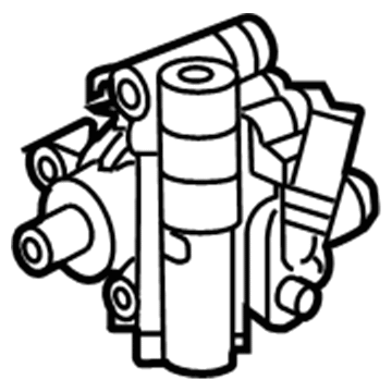 Mopar 4880348AB Power Steering Pump With Pulley